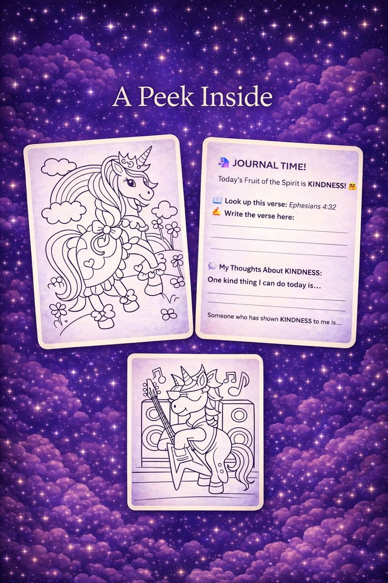 The Talented Unicorn Adventure Book Featuring The Fruit of The Spirit - Image 3